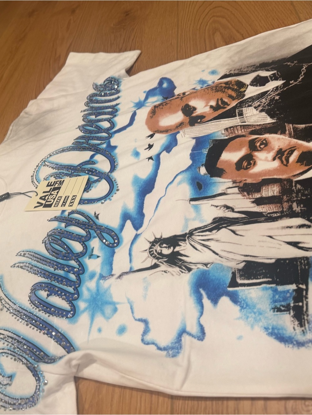 White 'Valley of Dreams' Graphic Tee - Picture 3 of 7